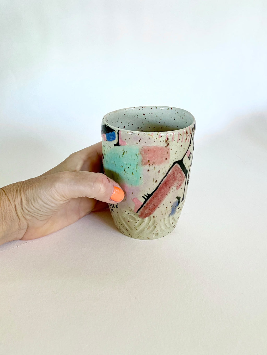 Becher Marokko apricot / mint