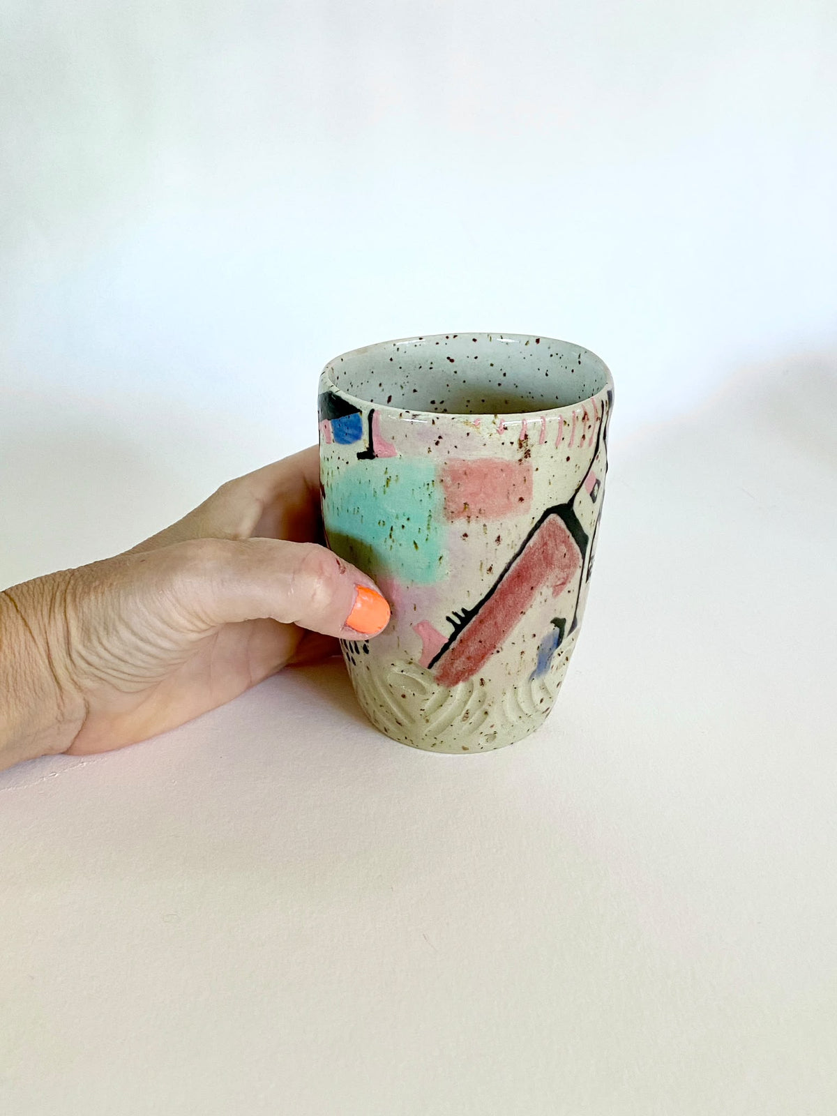 Becher Marokko apricot / mint