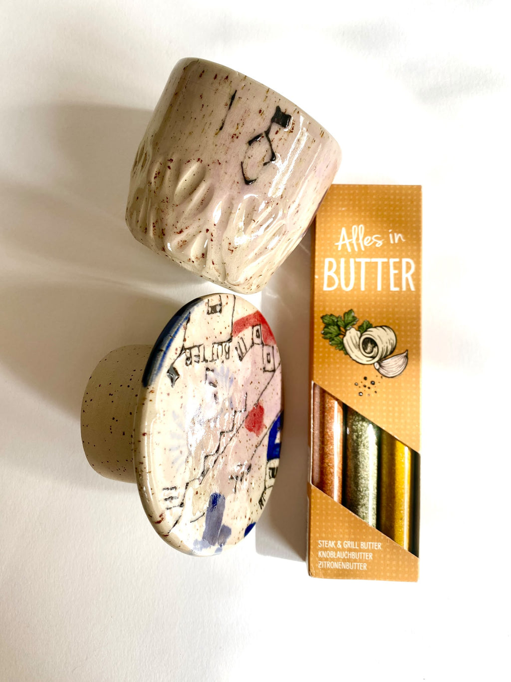 Französische Butterdose Marokko