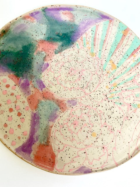 Platte lachs / türkis