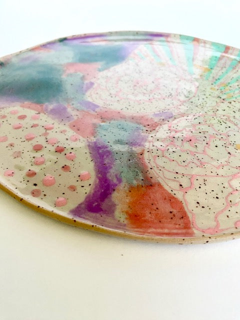 Platte lachs / türkis