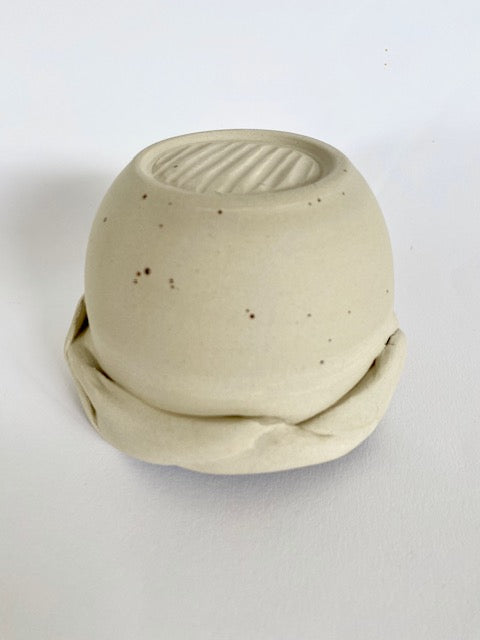 Schälchen dunkelrot / weiß /apricot