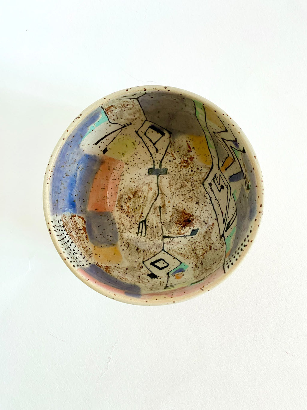 Tiefe Schale Marokko blau / gelb / türkis (Kopie)