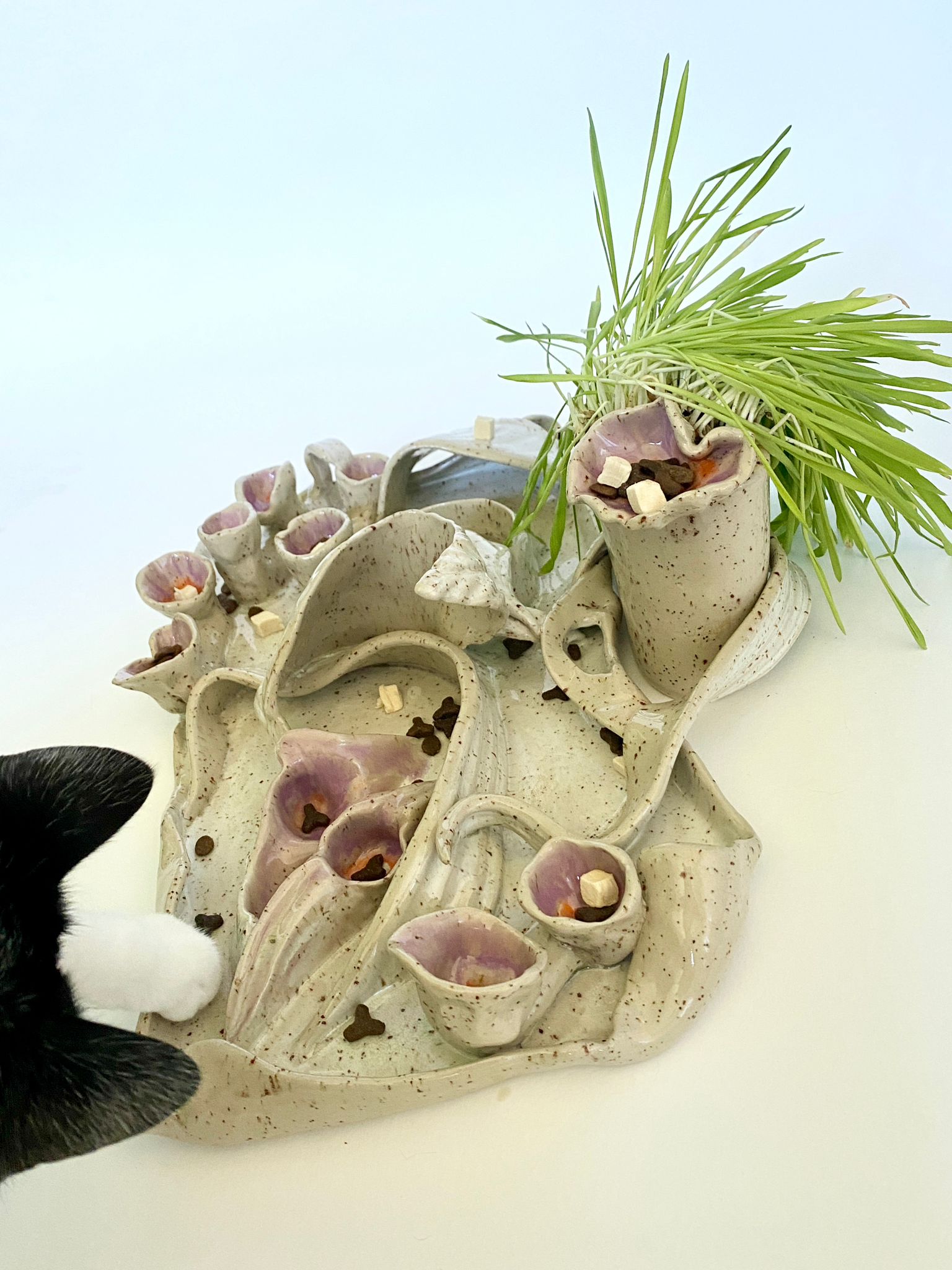 Fiddelbrett / Fummelbrett / Slow Feeder 2-teilig