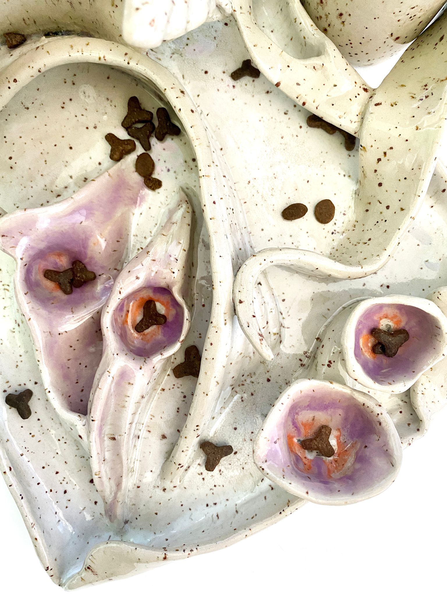 Fiddelbrett / Fummelbrett / Slow Feeder 2-teilig