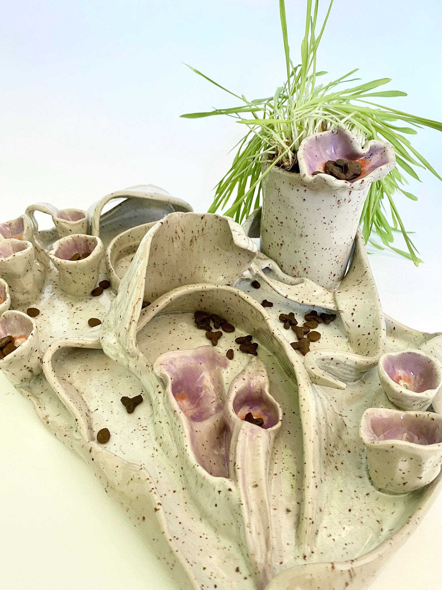 Fiddelbrett / Fummelbrett / Slow Feeder 2-teilig