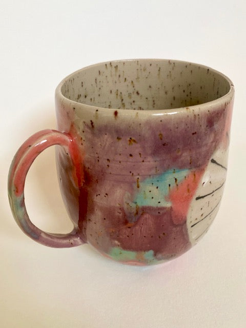 Tasse groß violett