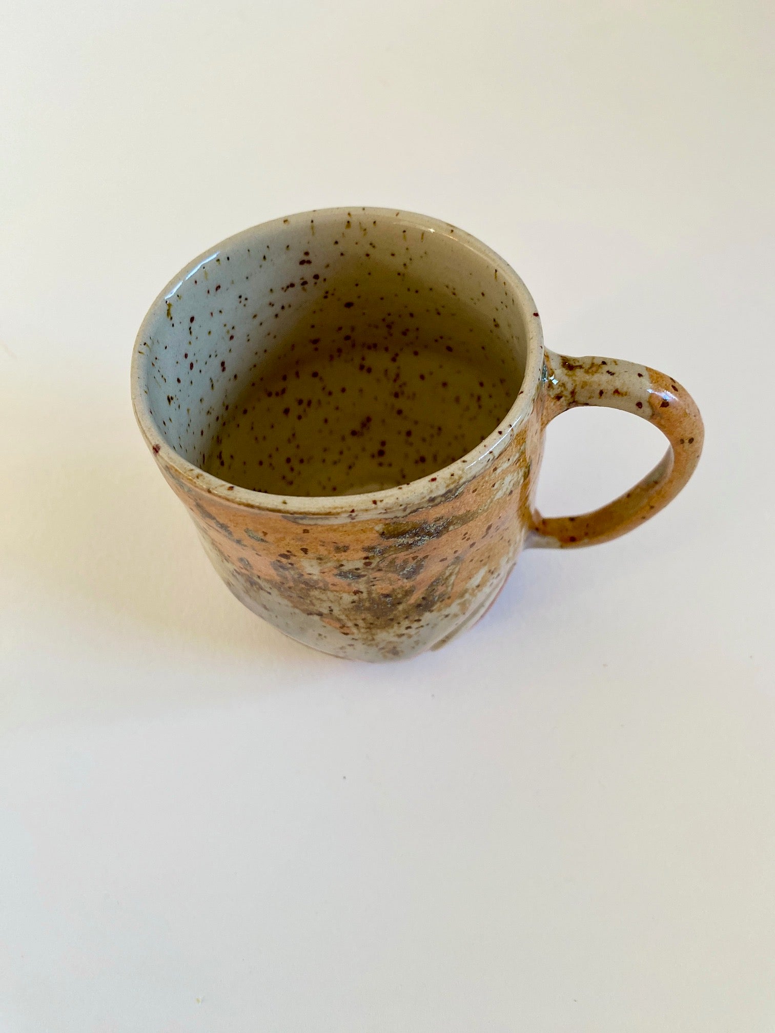 Tasse Fischgrätenmuster  orange / mint / bronze / rosa / lila