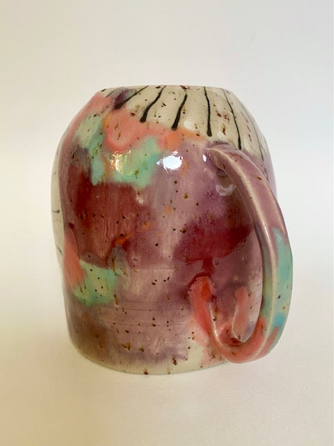 Tasse groß violett