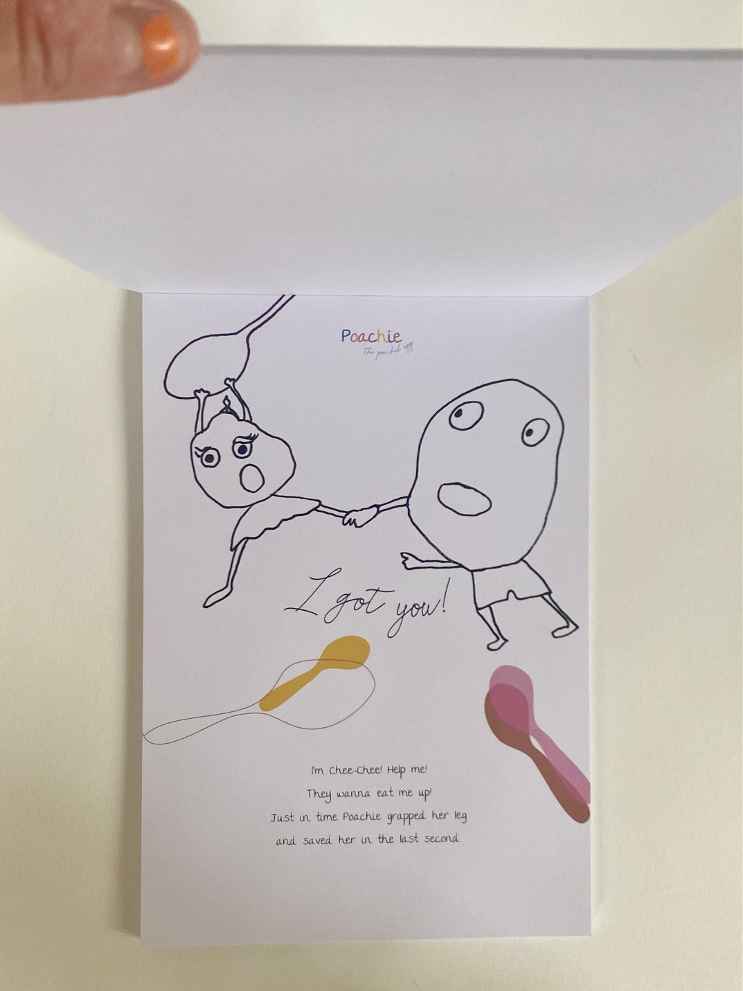 Poachie, the poached egg - englisch