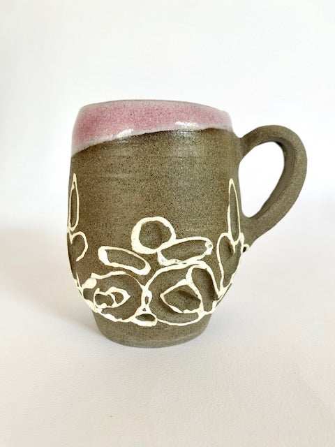 Tasse, grauer Ton