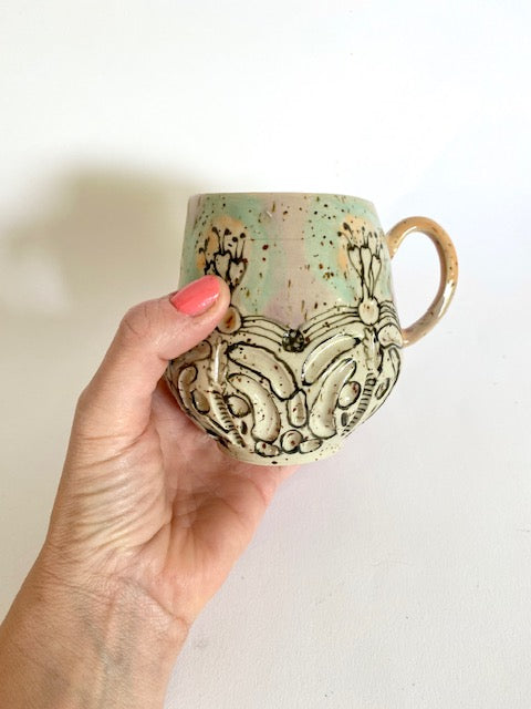 Tasse - Muster Pastell -