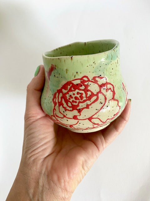 Becher Pfingsrose