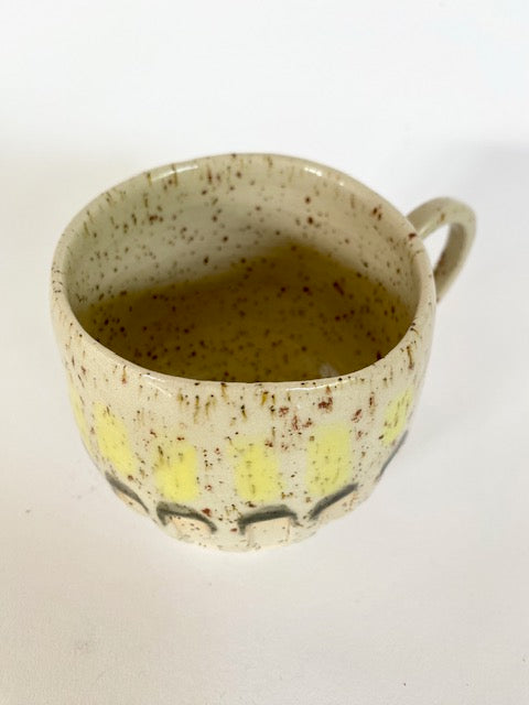 Tasse gelb / schwarz