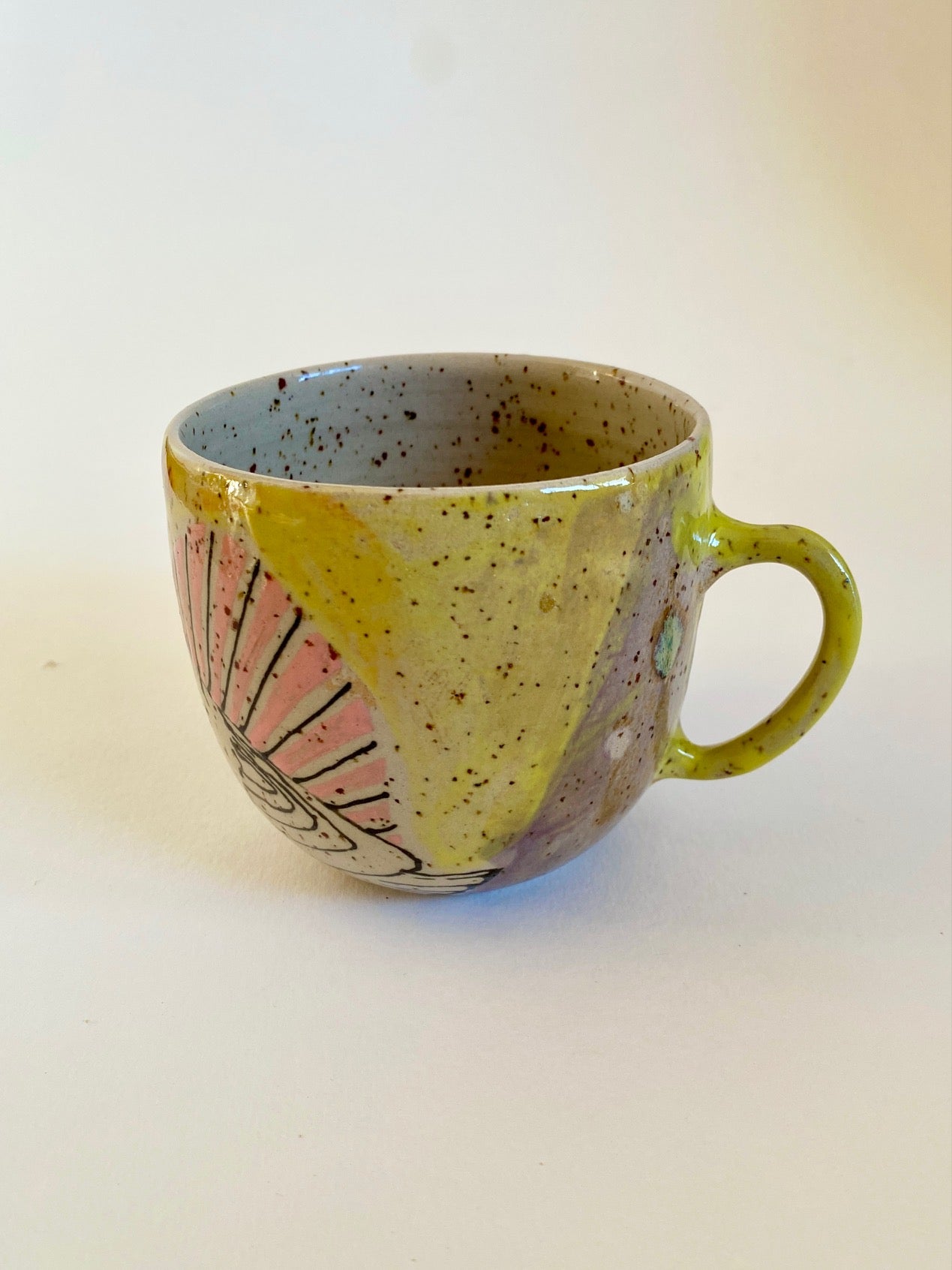 Tasse Taube gelb  - Respect the locals