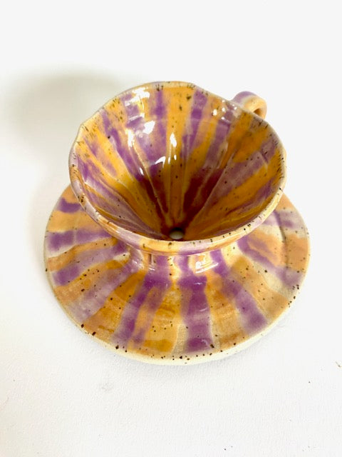Mini Kaffeefilter gestreift