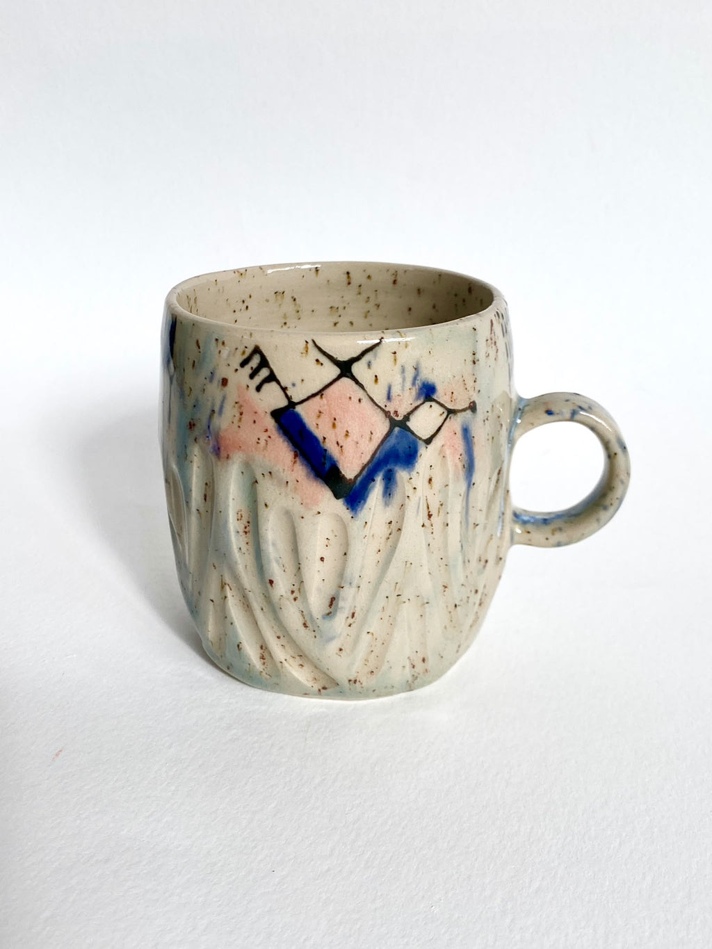 Tasse mit Ein-Finger Henkel Marokko light